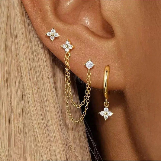 Settino flowers bianco