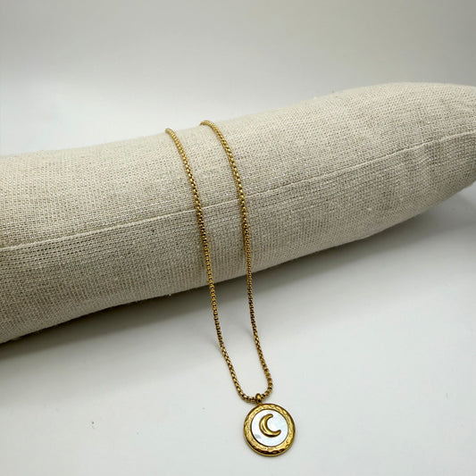 Collana circolino luna