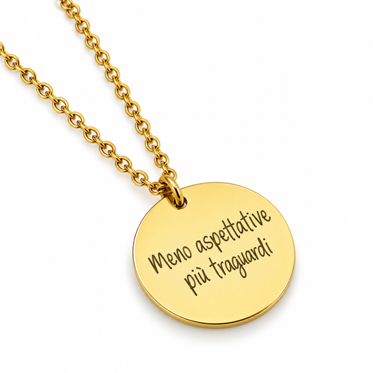 Collana tonda personalizzata
