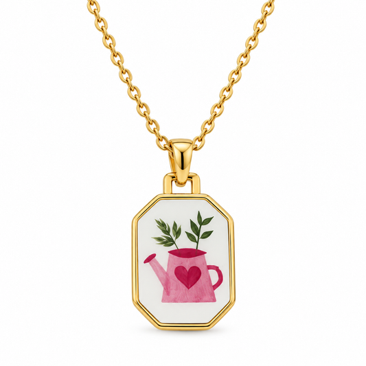 Collana vasetto d'amore homemade