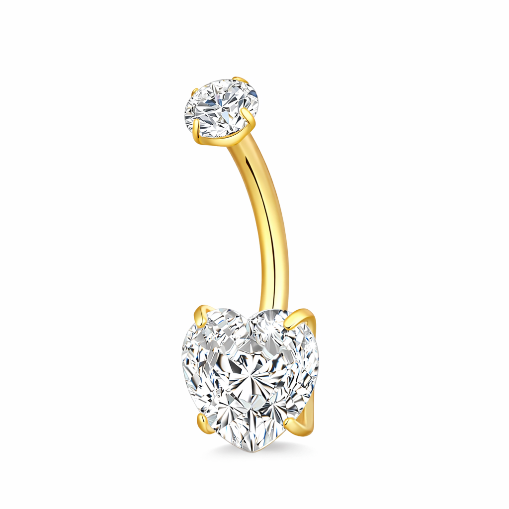 Piercing ombelico cuore