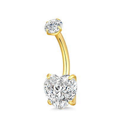 Piercing ombelico cuore