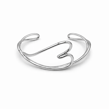Bracciale cuore sagomato