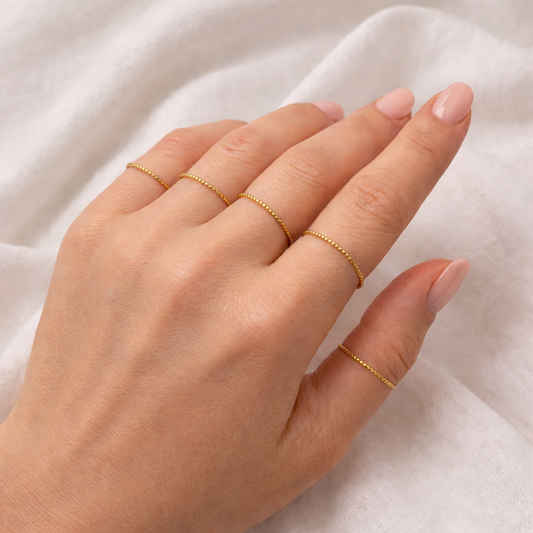 Set 5 fedine diamantate