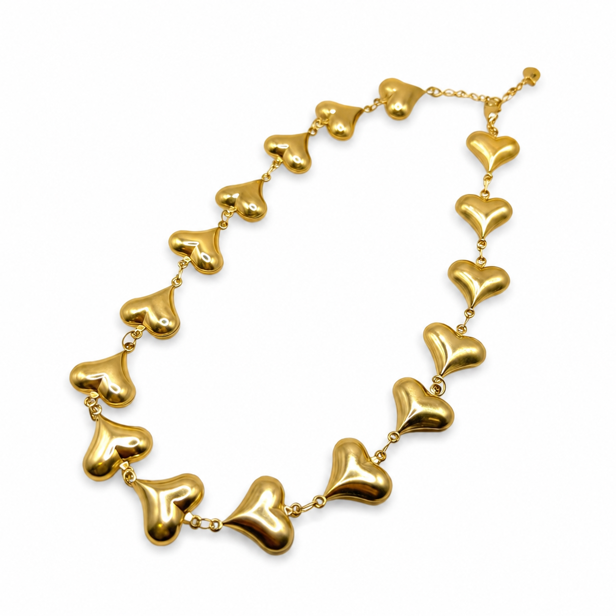 Collana girocollo di cuori