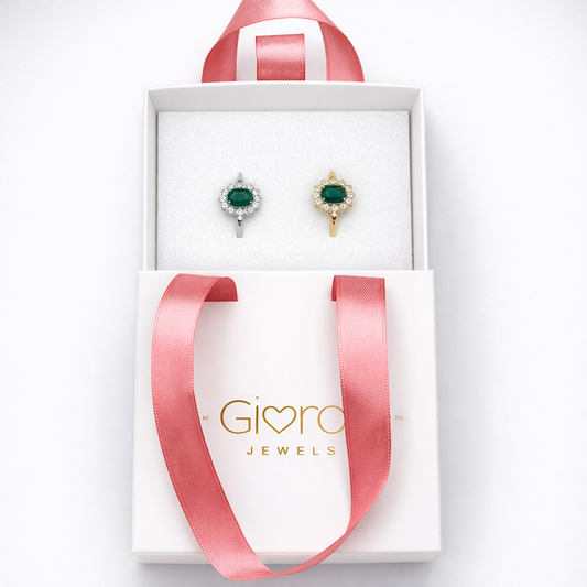 Anello Kate smeraldo