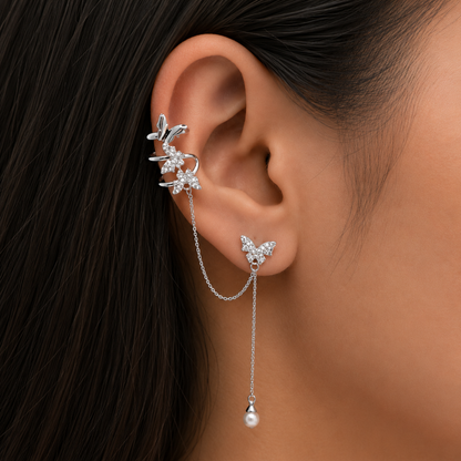 Ear cuff farfalla