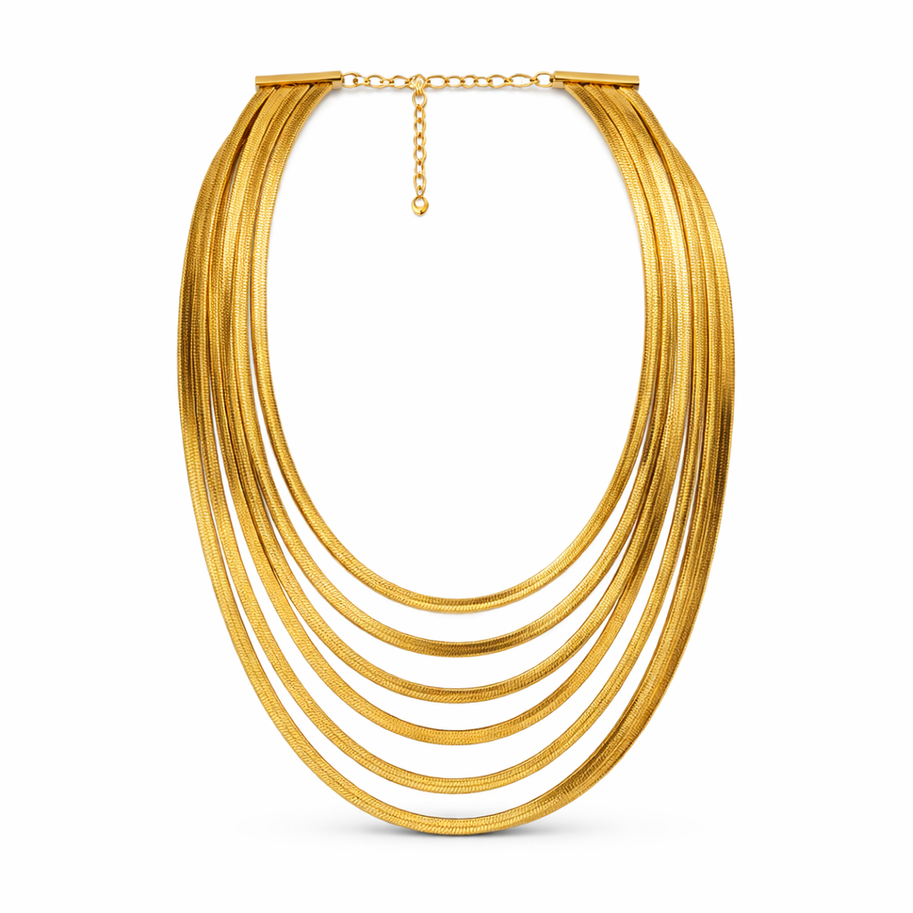 Collana multifilo snake