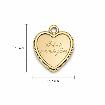 Ciondolo vintage cuore