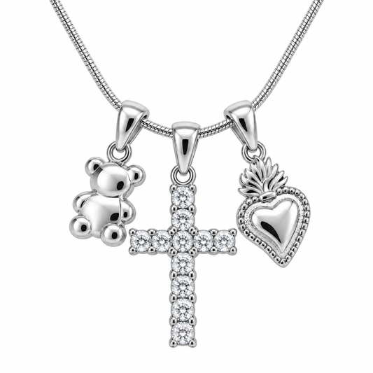 Collana tre ciondoli