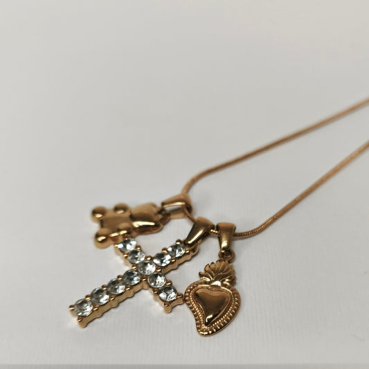 Collana tre ciondoli