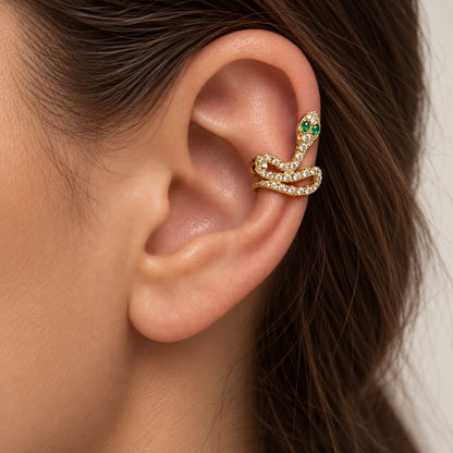Ear cuff serpente