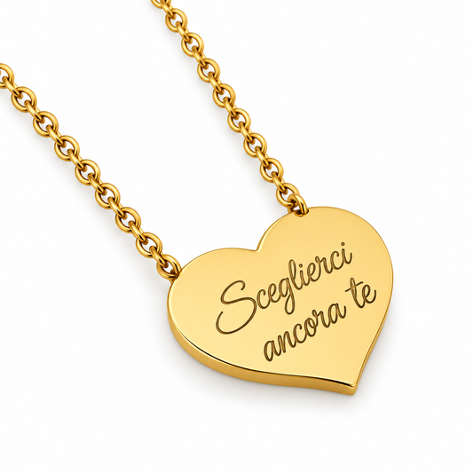 Collana cuore personalizzata