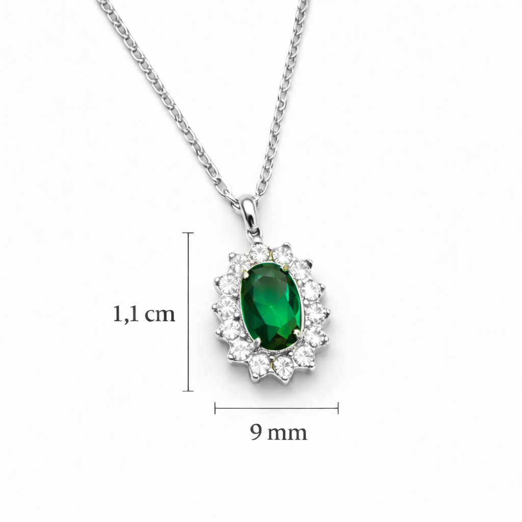 Collana Kate smeraldo