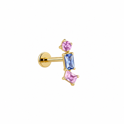 Piercing tris color