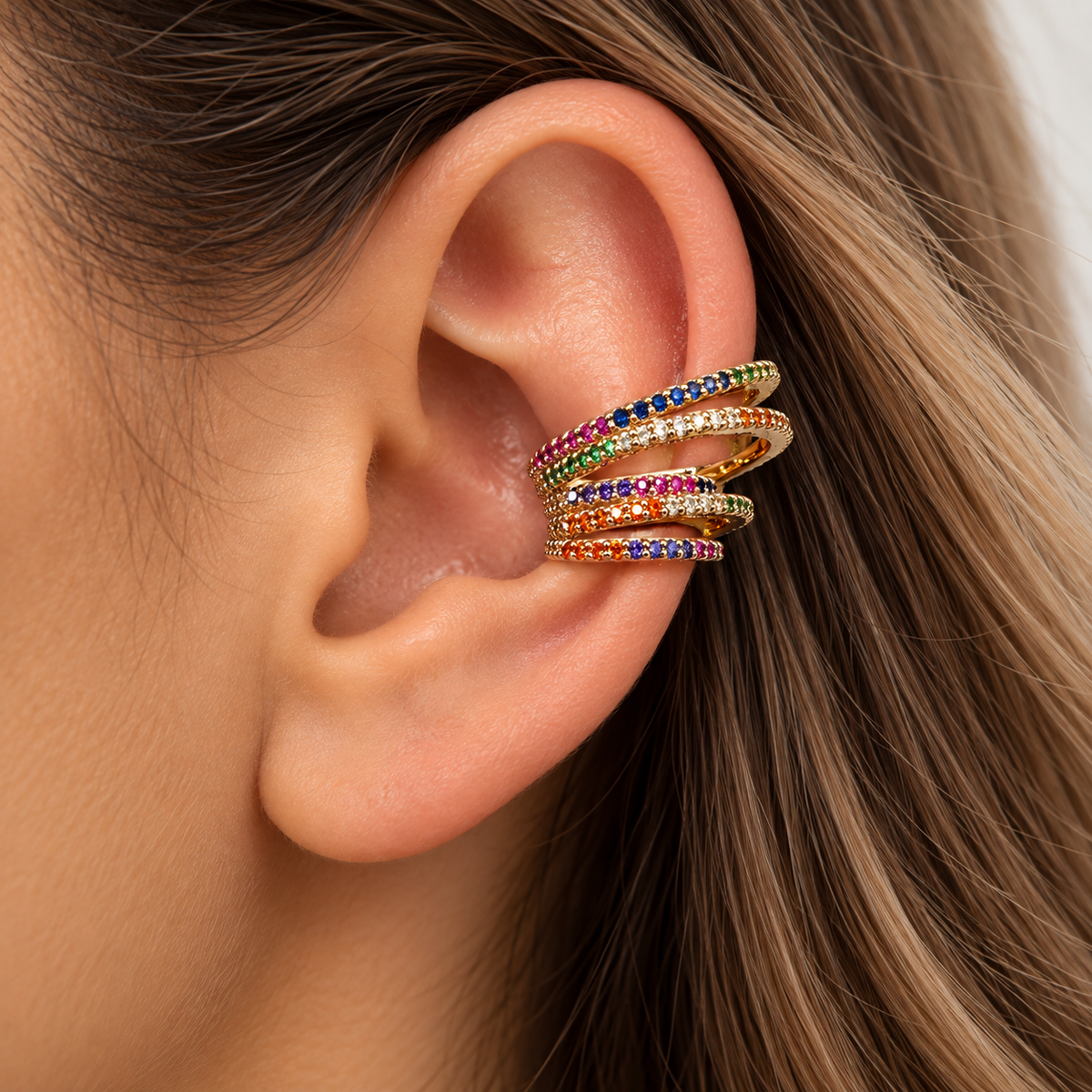 Ear cuff super color