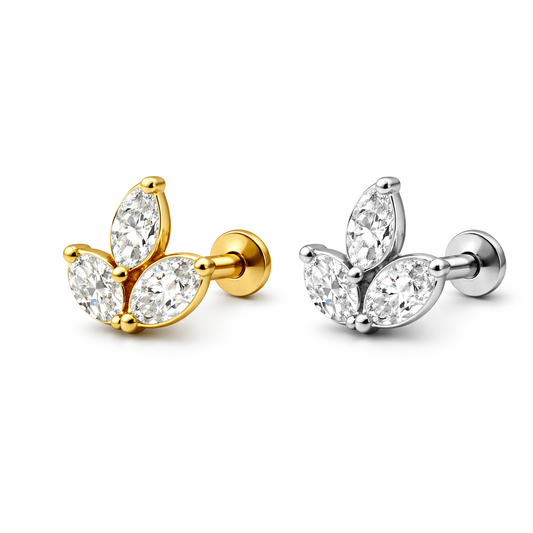 Piercing mini foglie