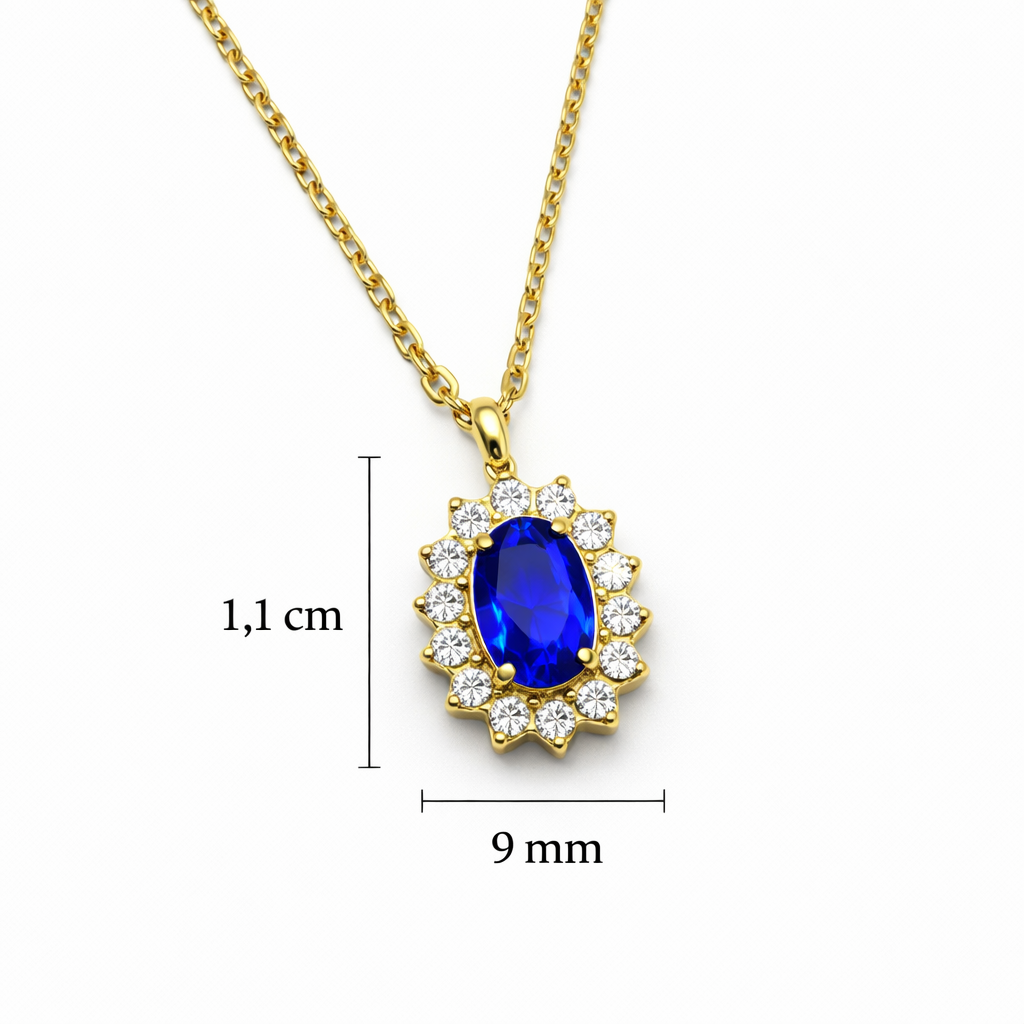 Collana Kate blu