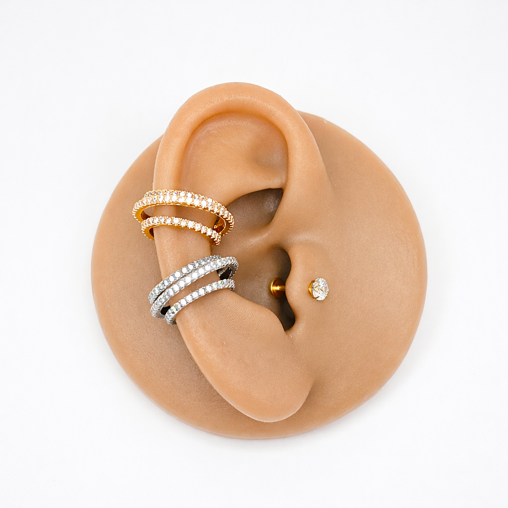 Ear cuff tris luxury