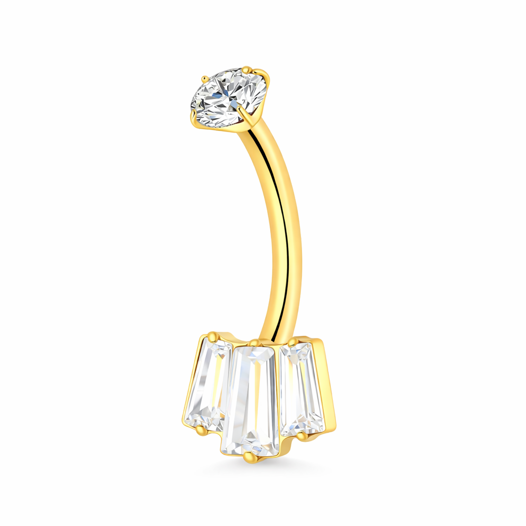 Piercing ombelico triade