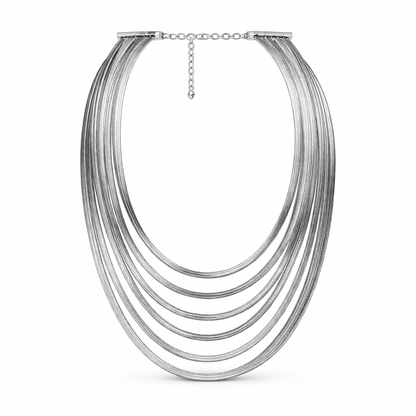 Collana multifilo snake