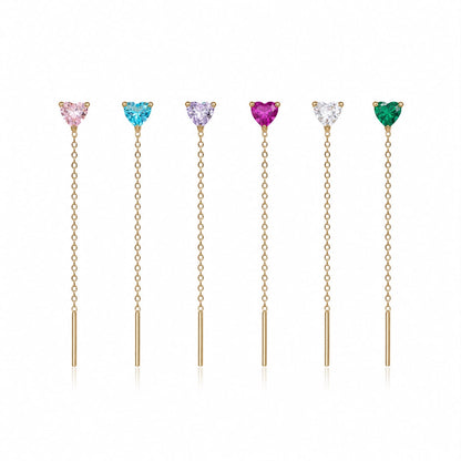 Orecchino pendente love gold