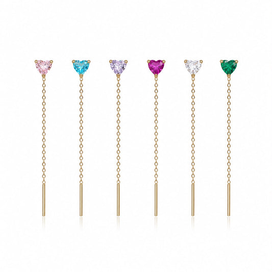 Orecchino pendente love gold