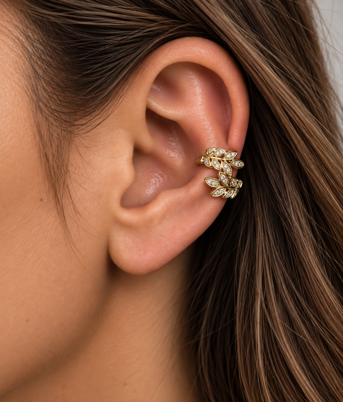 Ear cuff foglie