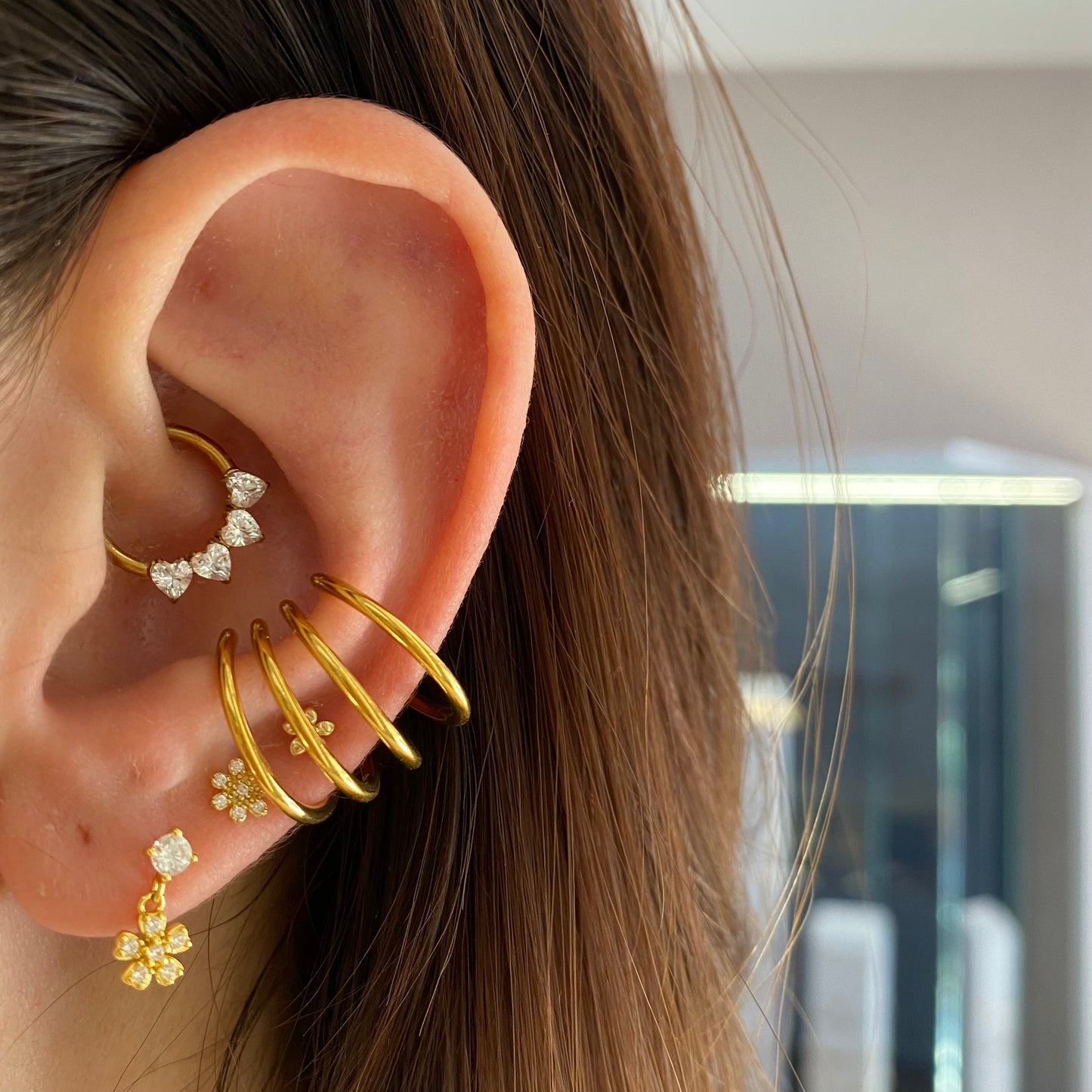 Ear cuff spirale