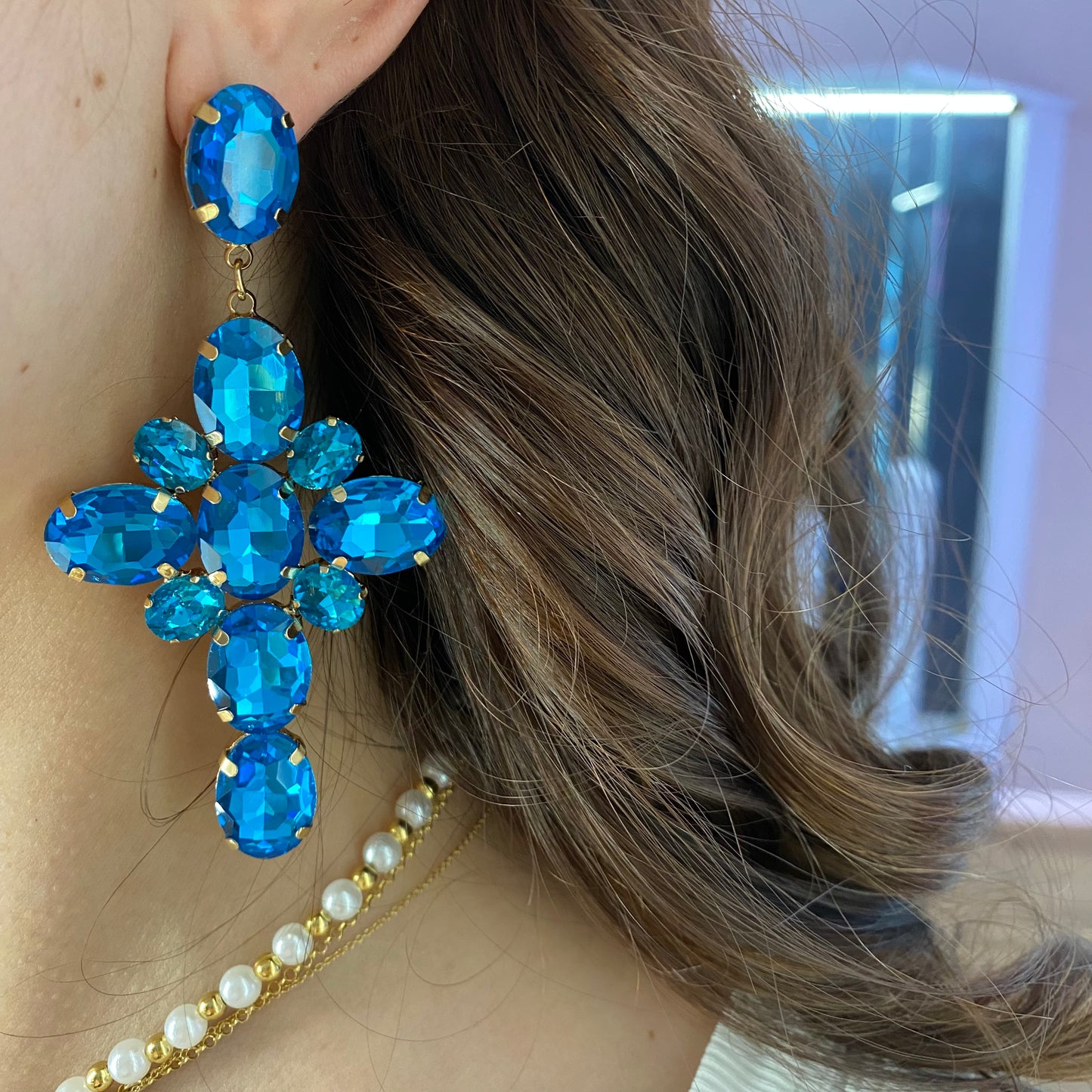 Croci jumbo azzurre