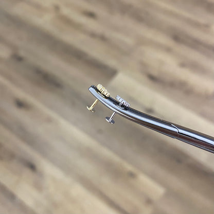 Piercing mono cuoricino forato