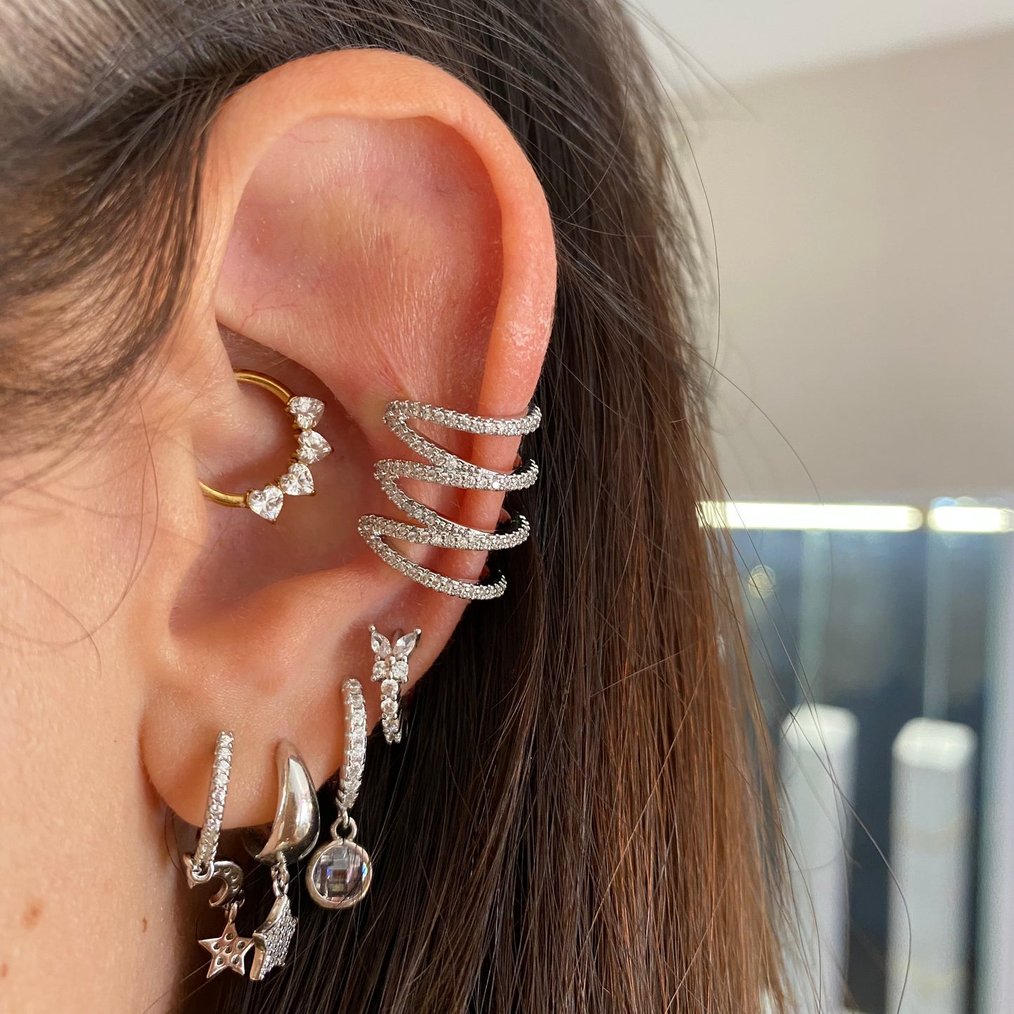 Ear cuff multifilo luxury