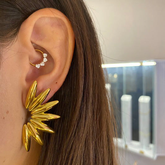 Orecchini girasole