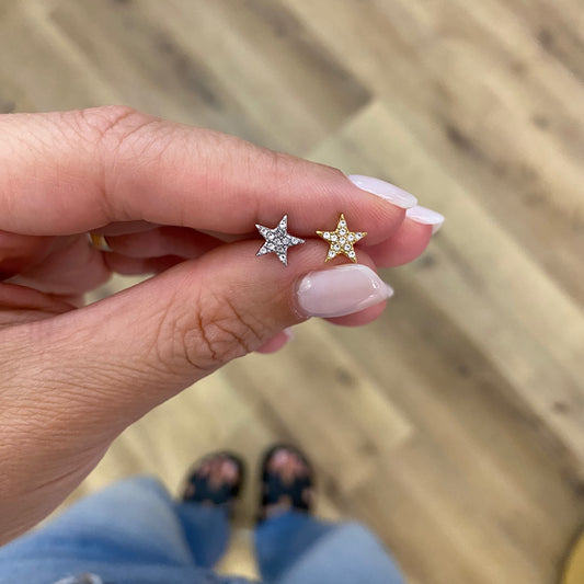 Piercing stella acciaio