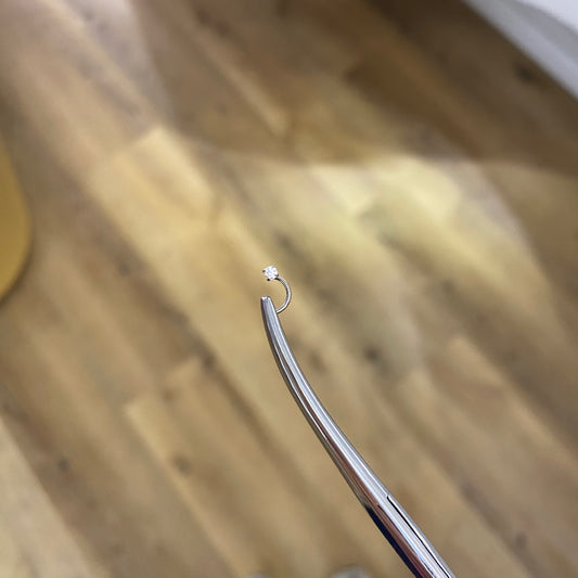 Piercing Naso Cristallo in titanio