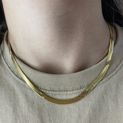 Collana snake acciaio
