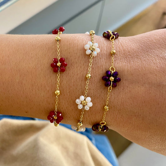 Bracciale fiorellini winter