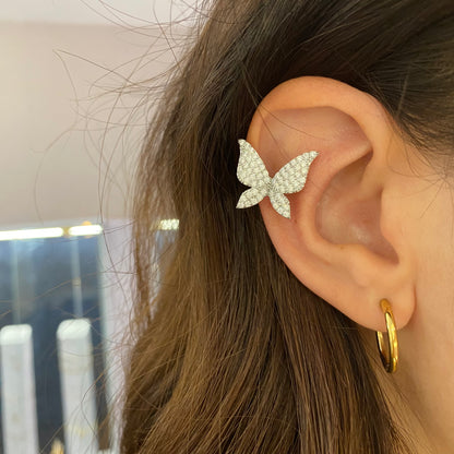 Ear cuff butterfly
