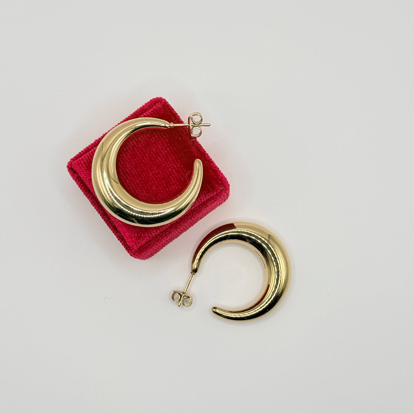 Orecchini mezza luna big