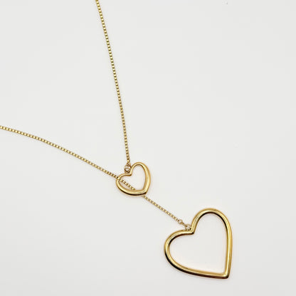 Collana saliscendi cuore