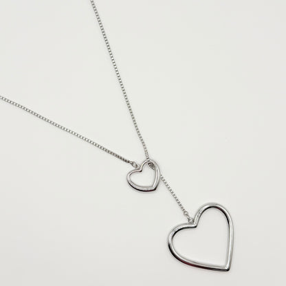 Collana saliscendi cuore