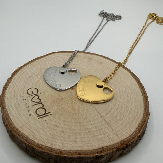 Collana cuore Ti amo