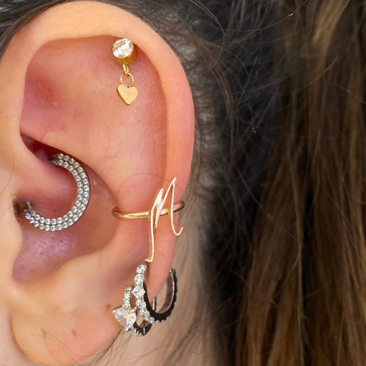 Ear cuff customizzato oro rosa