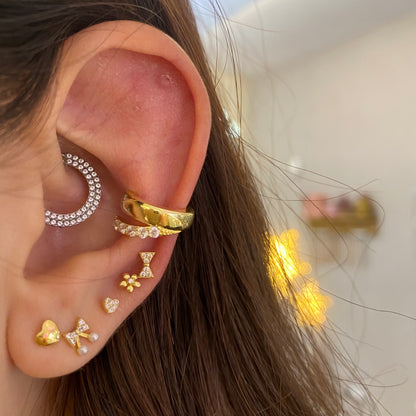 Ear cuff double luxury