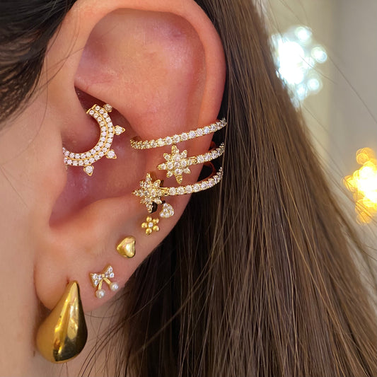 Ear cuff luxury star