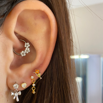 Piercing cuoricino gold