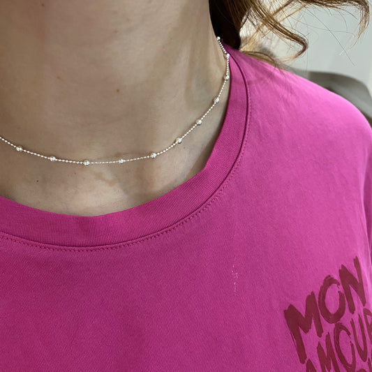 Chocker rosario diamantato