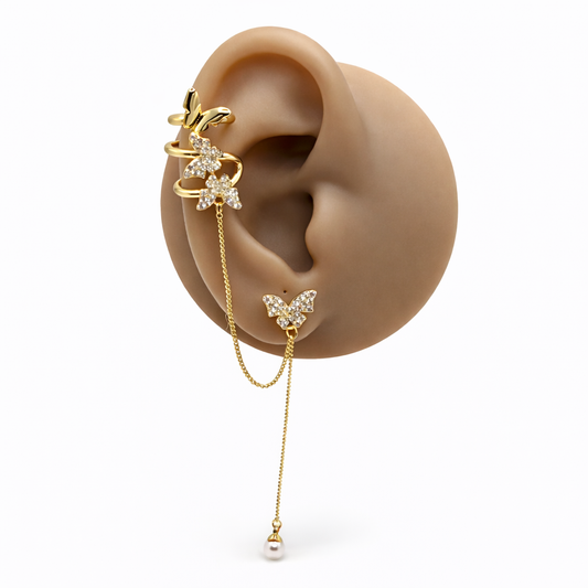 Ear cuff farfalla