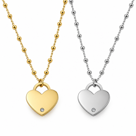 Collana cuore luce