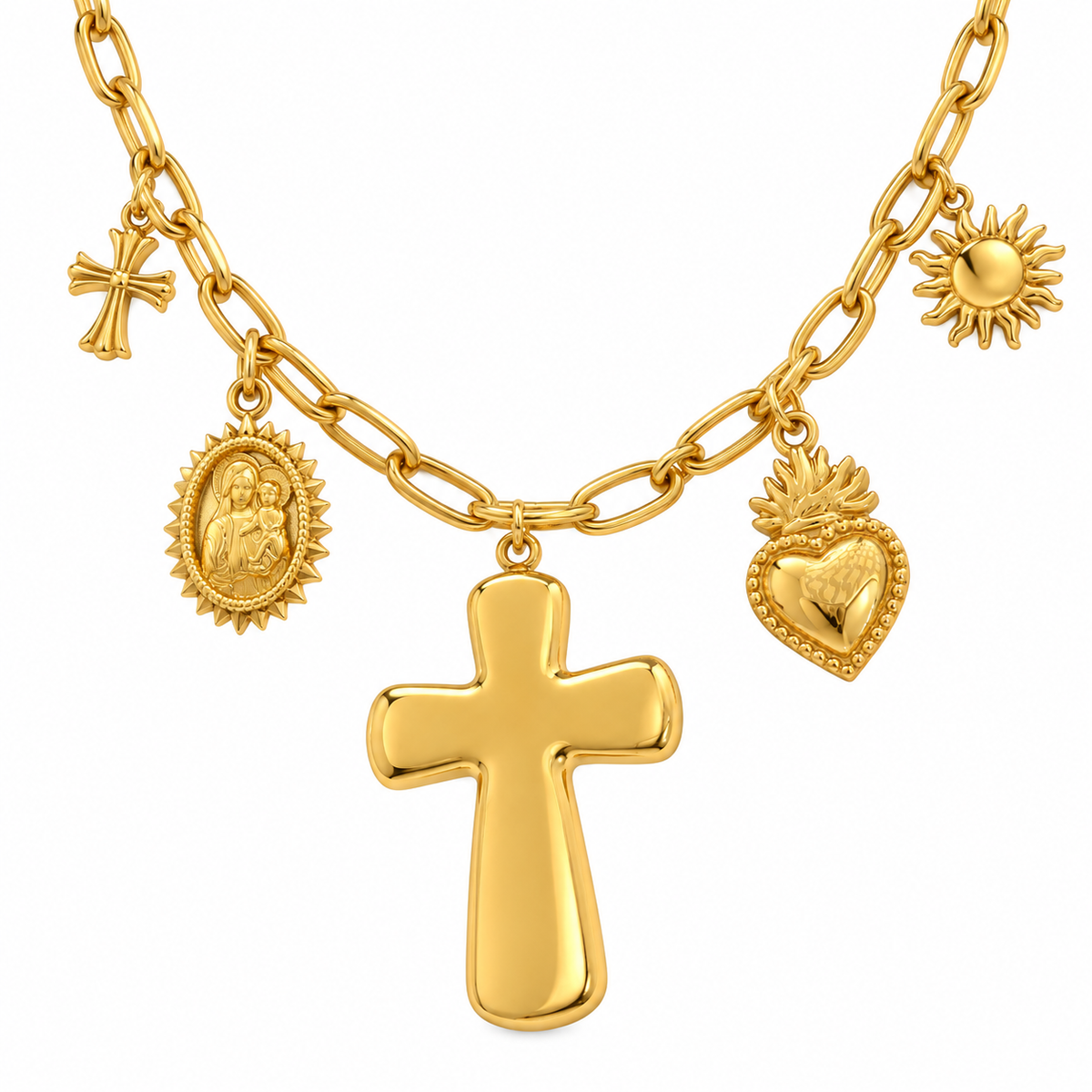 Collana cross jumbo